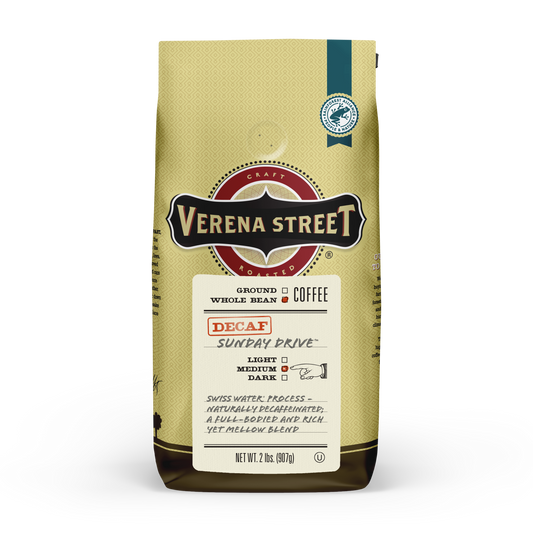 Sunday Drive Swiss Water Process Decaf whole bean coffee
