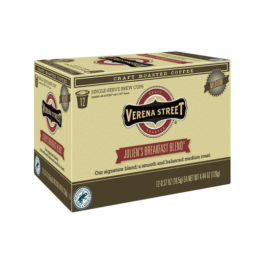 Julien's Breakfast Blend brew cups