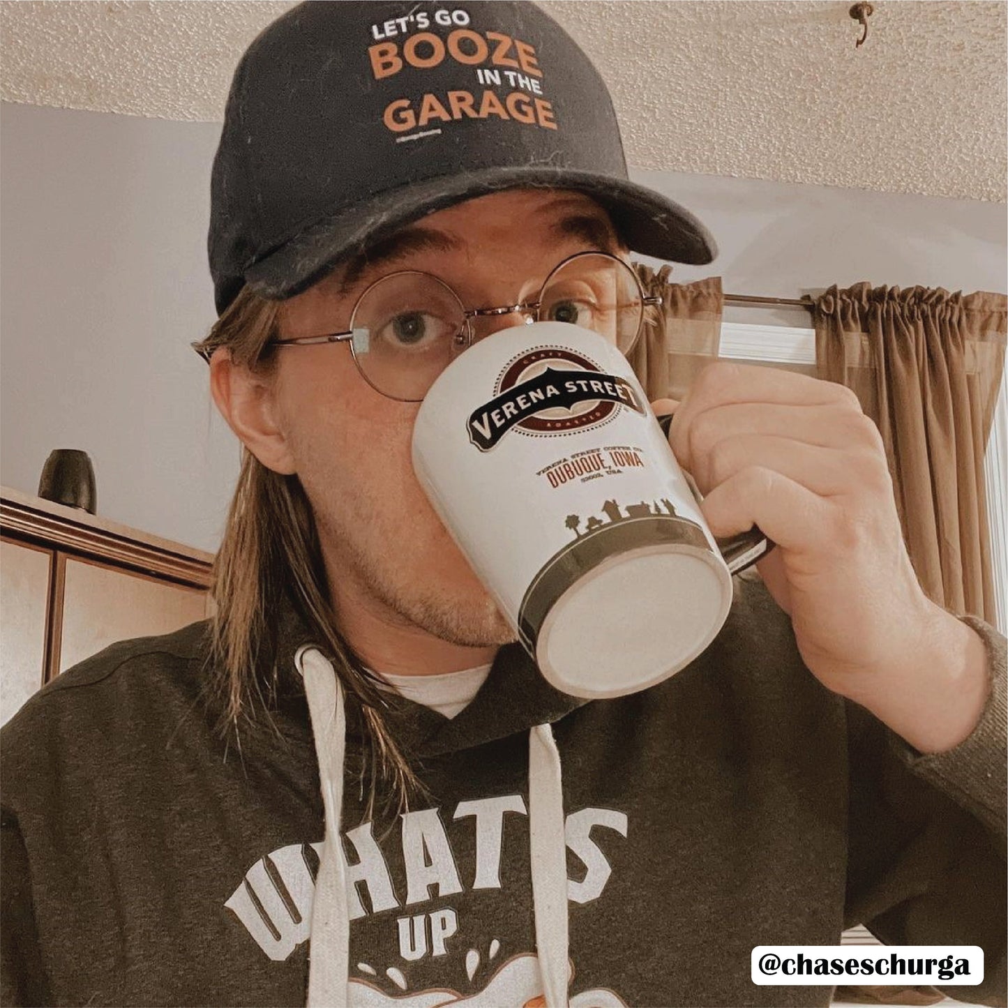 12oz Ceramic Latte Mug w/ Logo